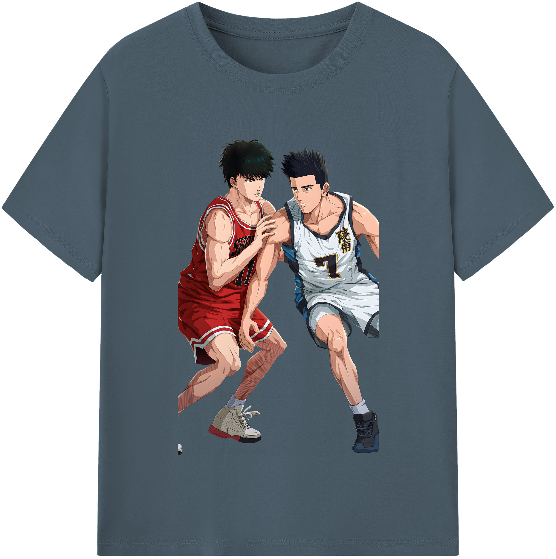 （画像用） SLAM DUNK／スラムダンク 綿100％半袖Tシャツ（フロントプリント）